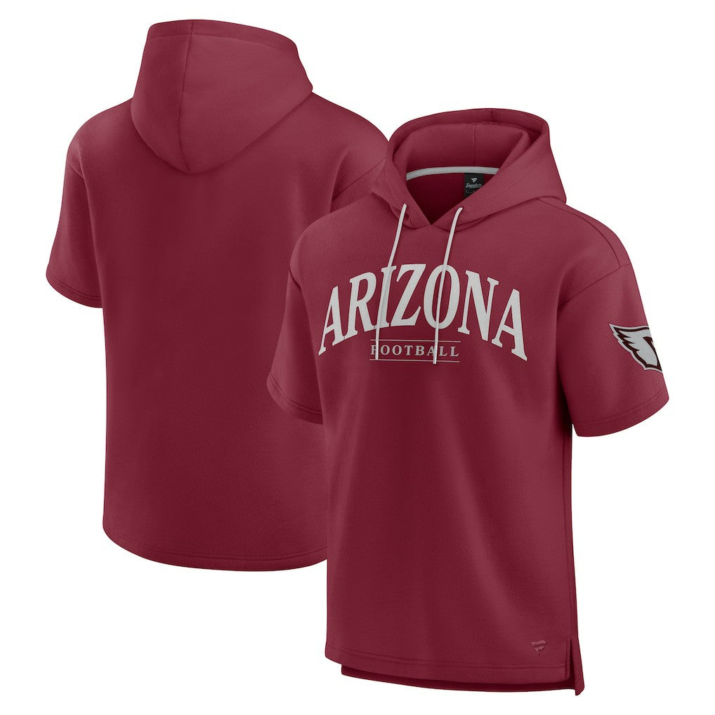 Arizona Cardinals Unisex Elements Ready Short Sleeve Pullover Hoodie Cardinal | Fanatics