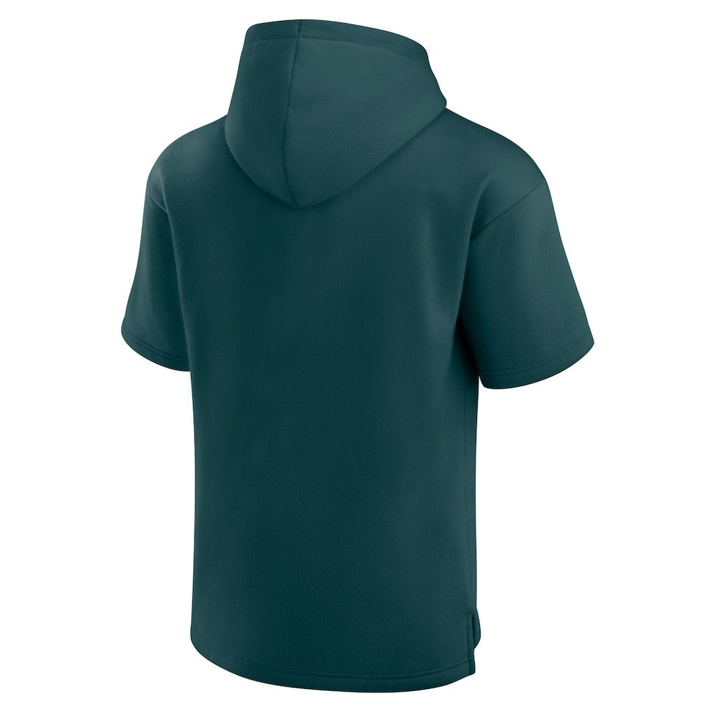 Philadelphia Eagles Unisex Elements Ready Short Sleeve Pullover Hoodie Green | Fanatics