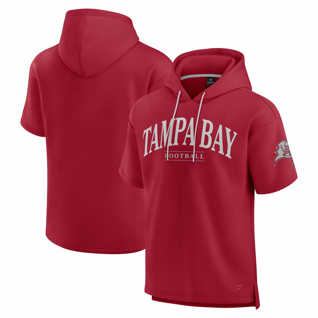 Tampa Bay Buccaneers Unisex Elements Ready Short Sleeve Pullover Hoodie Cardinal | Fanatics