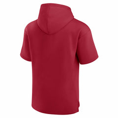 Tampa Bay Buccaneers Unisex Elements Ready Short Sleeve Pullover Hoodie Cardinal | Fanatics