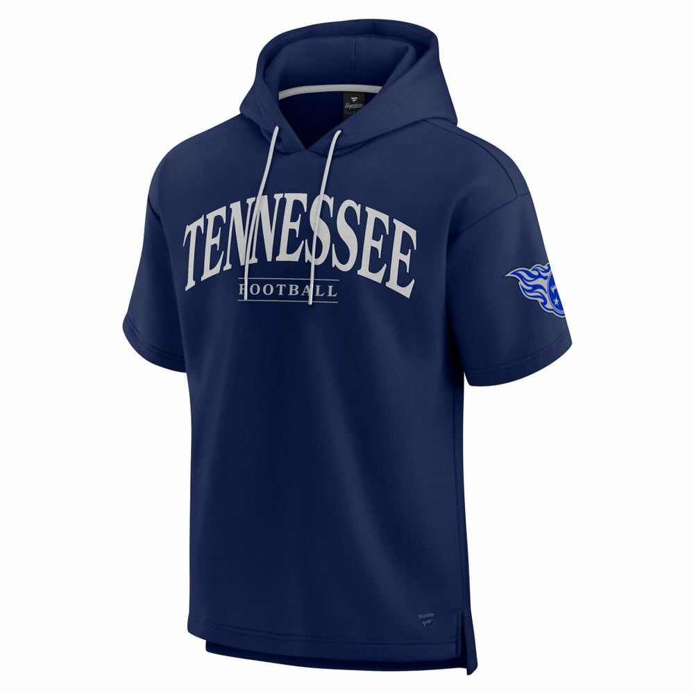 Tennessee Titans Unisex Elements Ready Short Sleeve Pullover Hoodie Navy | Fanatics