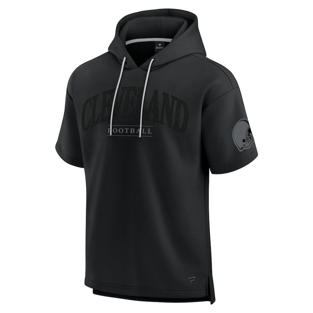 Cleveland Browns Unisex Elements Ready Short Sleeve Pullover Hoodie Black | Fanatics