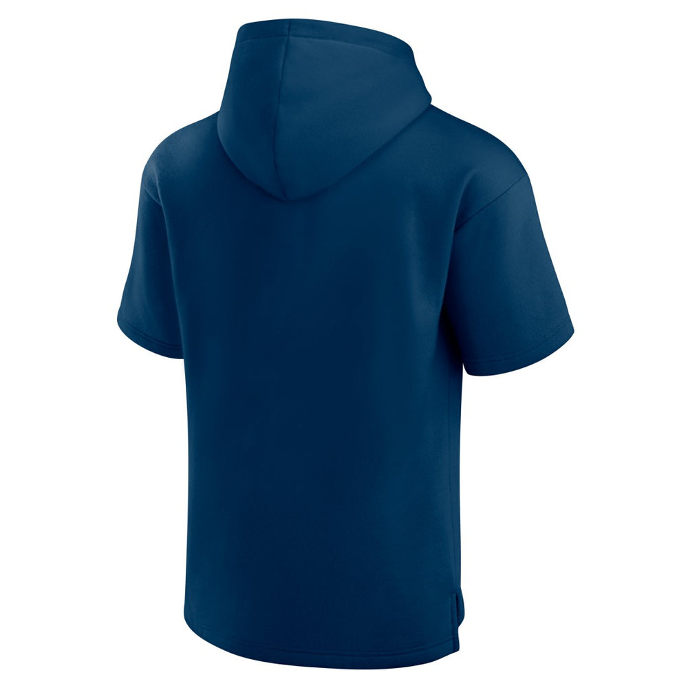 Houston Texans Unisex Elements Ready Short Sleeve Pullover Hoodie Navy | Fanatics