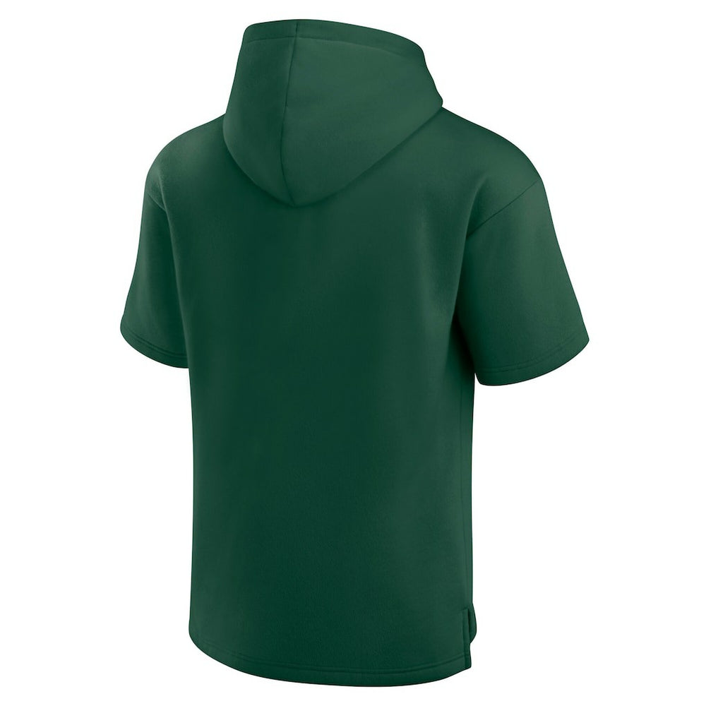 Green Bay Packers Unisex Elements Ready Short Sleeve Pullover Hoodie Green | Fanatics