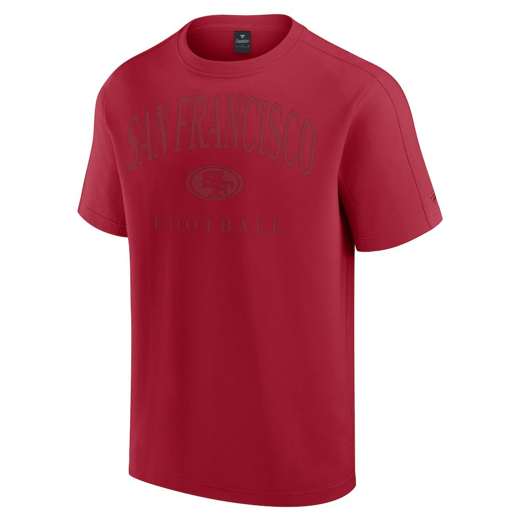 San Francisco 49ers Unisex Elements Flex Tri-Blend T-Shirt Scarlet | Fanatics