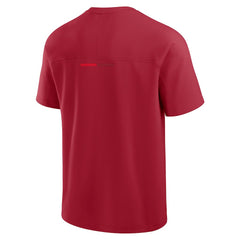 San Francisco 49ers Unisex Elements Flex Tri-Blend T-Shirt Scarlet | Fanatics