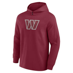 Washington Commanders Elements Blaze Tri-Blend Long Sleeve Hoodie T-Shirt Burgundy | Fanatics