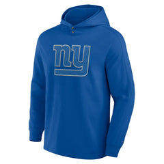 New York Giants Elements Blaze Tri-Blend Long Sleeve Hoodie T-Shirt Royal | Fanatics