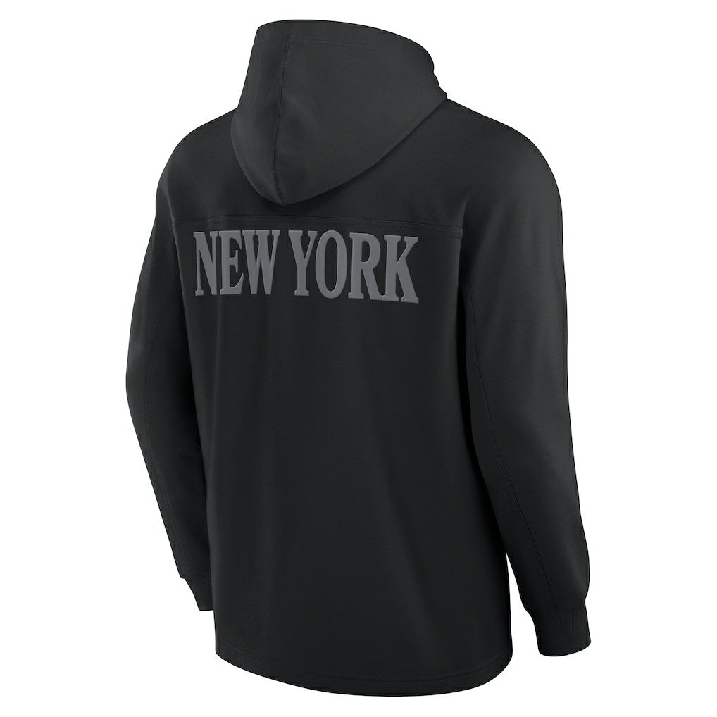 New York Jets Elements Blaze Tri-Blend Long Sleeve Hoodie T-Shirt Black | Fanatics