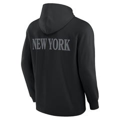 New York Jets Elements Blaze Tri-Blend Long Sleeve Hoodie T-Shirt Black | Fanatics