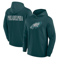 Philadelphia Eagles Elements Blaze Tri-Blend Long Sleeve Hoodie T-Shirt Midnight Green | Fanatics
