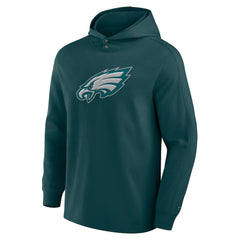 Philadelphia Eagles Elements Blaze Tri-Blend Long Sleeve Hoodie T-Shirt Midnight Green | Fanatics