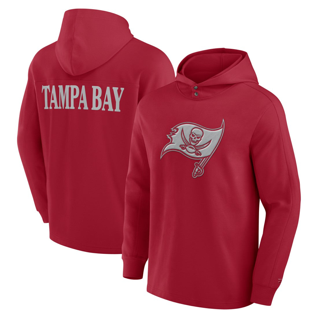 Tampa Bay Buccaneers Elements Blaze Tri-Blend Long Sleeve Hoodie T-Shirt Red | Fanatics
