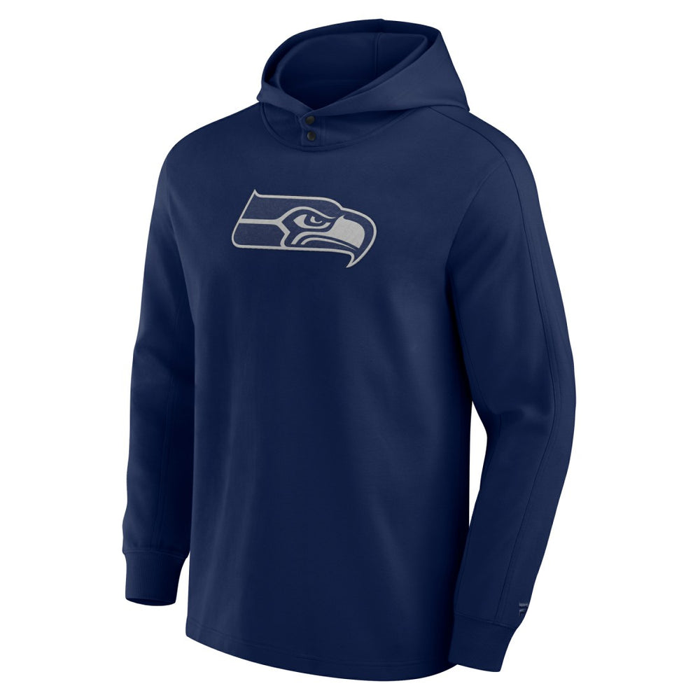 Seattle Seahawks Elements Blaze Tri-Blend Long Sleeve Hoodie T-Shirt College Navy | Fanatics