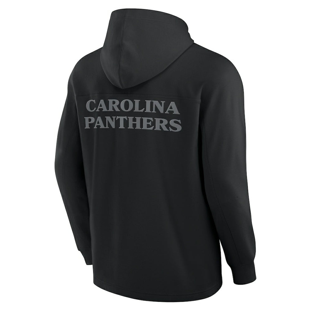 Carolina Panthers Elements Blaze Tri-Blend Long Sleeve Hoodie T-Shirt Black | Fanatics