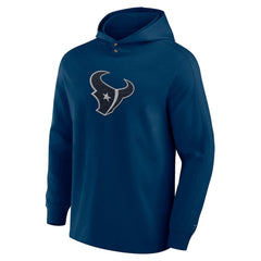 Houston Texans Elements Blaze Tri-Blend Long Sleeve Hoodie T-Shirt Navy | Fanatics