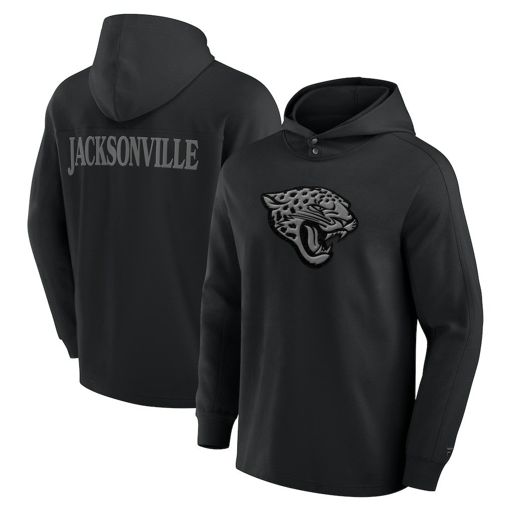 Jacksonville Jaguars Elements Blaze Tri-Blend Long Sleeve Hoodie T-Shirt Black | Fanatics