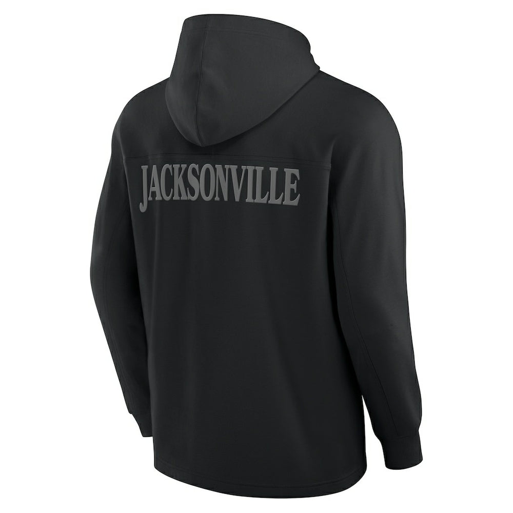Jacksonville Jaguars Elements Blaze Tri-Blend Long Sleeve Hoodie T-Shirt Black | Fanatics
