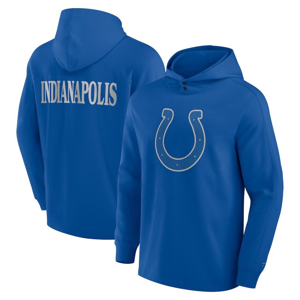 Indianapolis Colts Elements Blaze Tri-Blend Long Sleeve Hoodie T-Shirt Royal | Fanatics