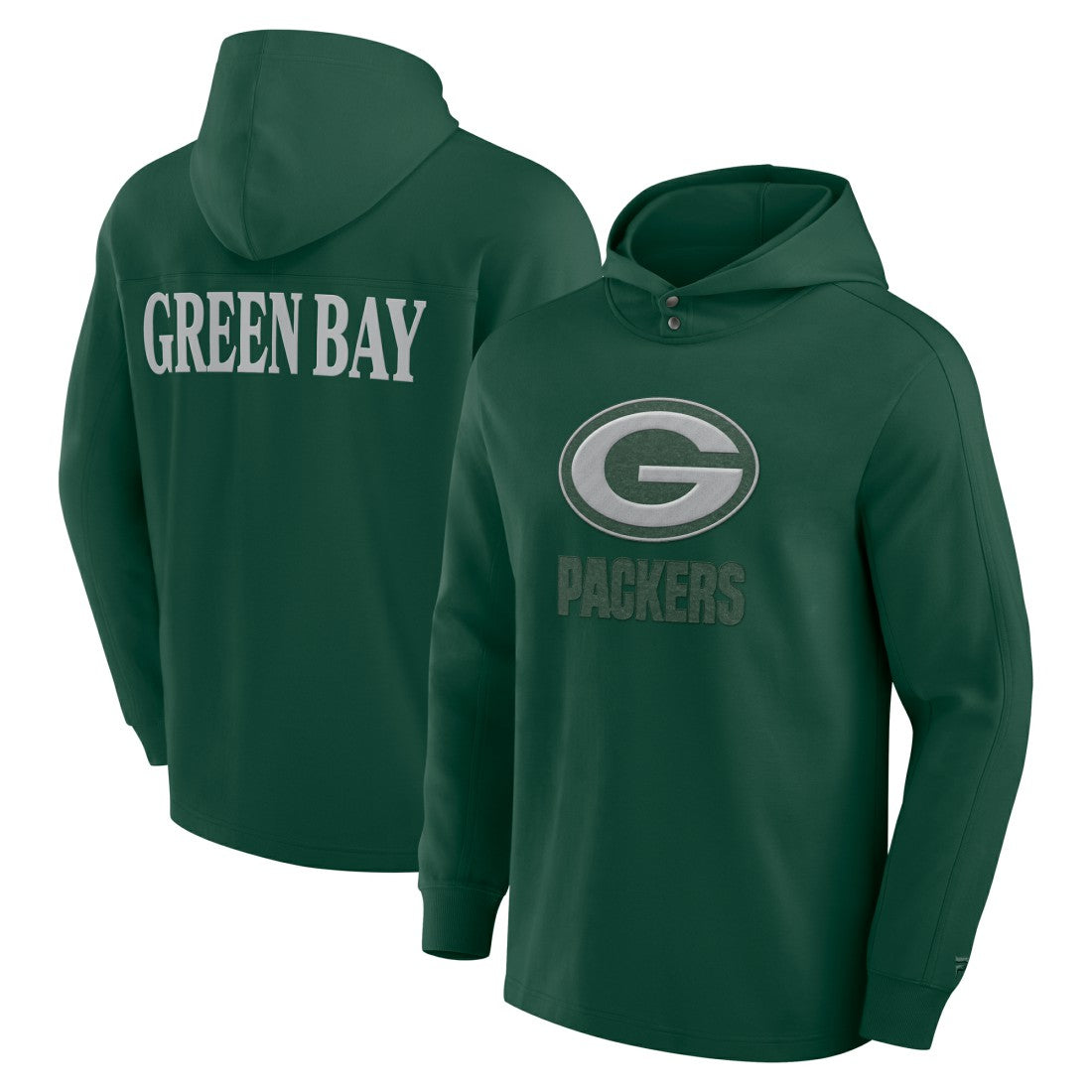 Green Bay Packers Elements Blaze Tri-Blend Long Sleeve Hoodie T-Shirt Green | Fanatics