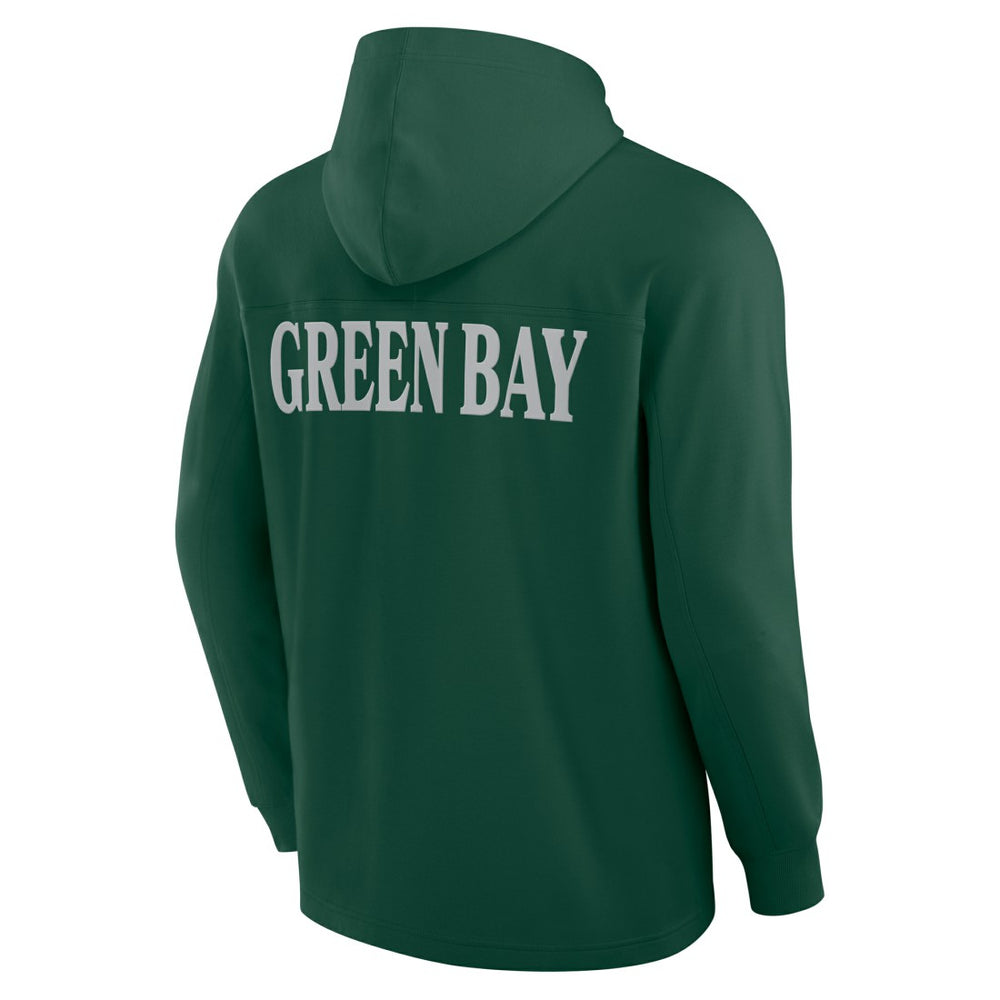 Green Bay Packers Elements Blaze Tri-Blend Long Sleeve Hoodie T-Shirt Green | Fanatics