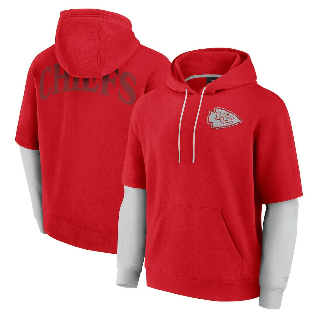 Kansas City Chiefs Unisex Sleek Elements Pullover Hoodie Red | Fanatics