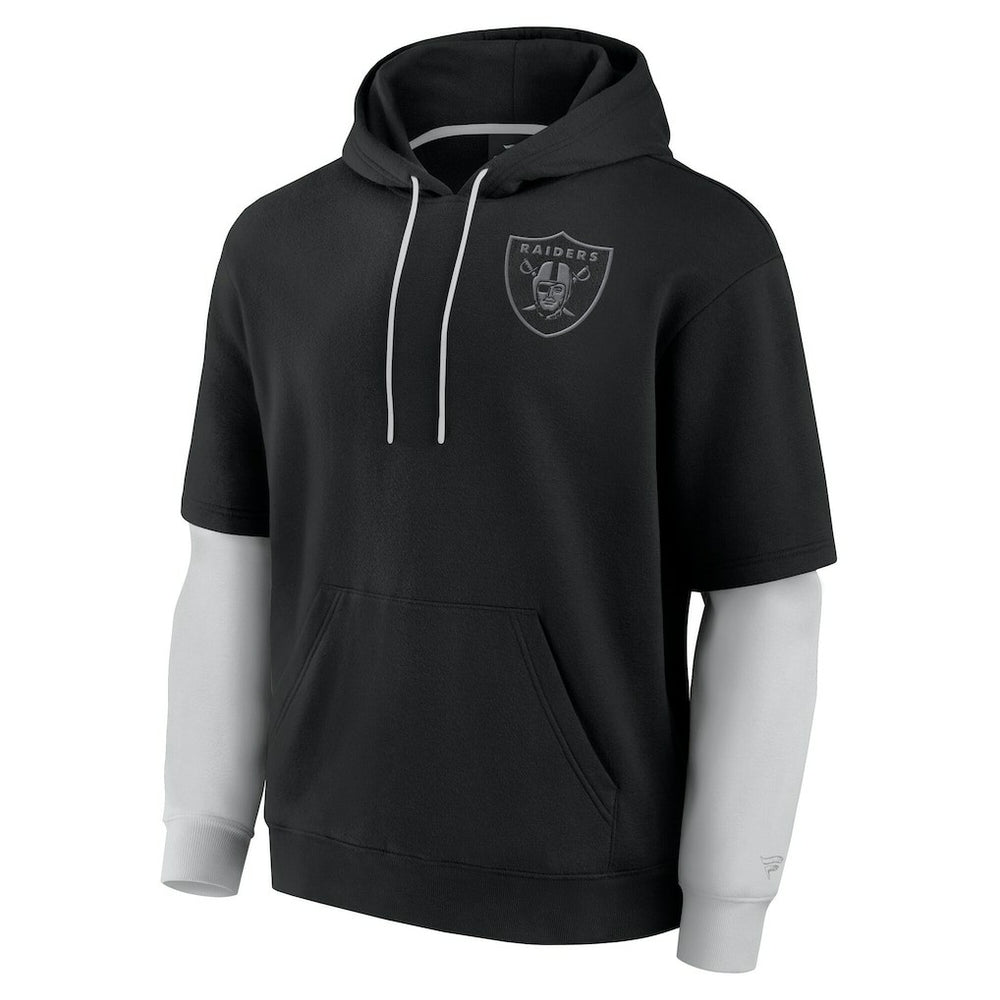 Las Vegas Raiders Unisex Sleek Elements Pullover Hoodie Black | Fanatics