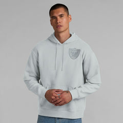 Las Vegas Raiders Unisex Sleek Elements Pullover Hoodie Gray | Fanatics