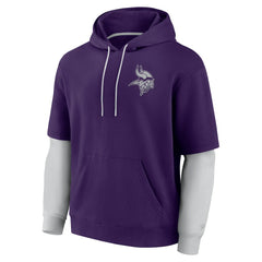 Minnesota Vikings Unisex Sleek Elements Pullover Hoodie Purple | Fanatics