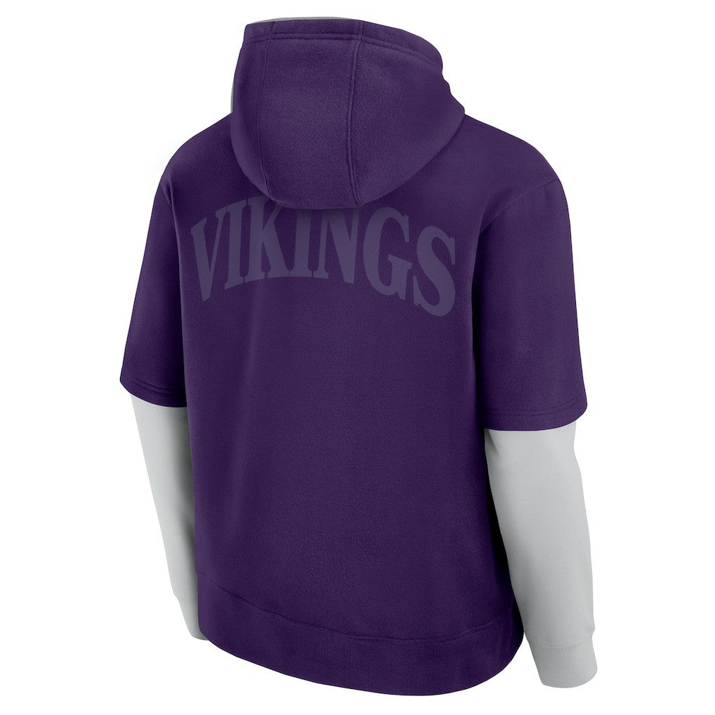 Minnesota Vikings Unisex Sleek Elements Pullover Hoodie Purple | Fanatics