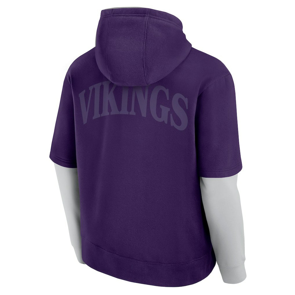 Minnesota Vikings Unisex Sleek Elements Pullover Hoodie Purple | Fanatics