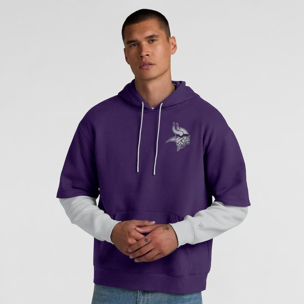 Minnesota Vikings Unisex Sleek Elements Pullover Hoodie Purple | Fanatics
