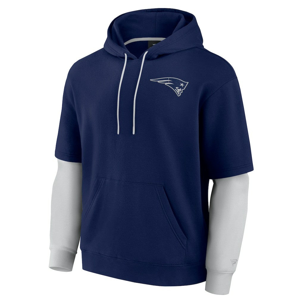 New England Patriots Unisex Sleek Elements Pullover Hoodie Navy | Fanatics
