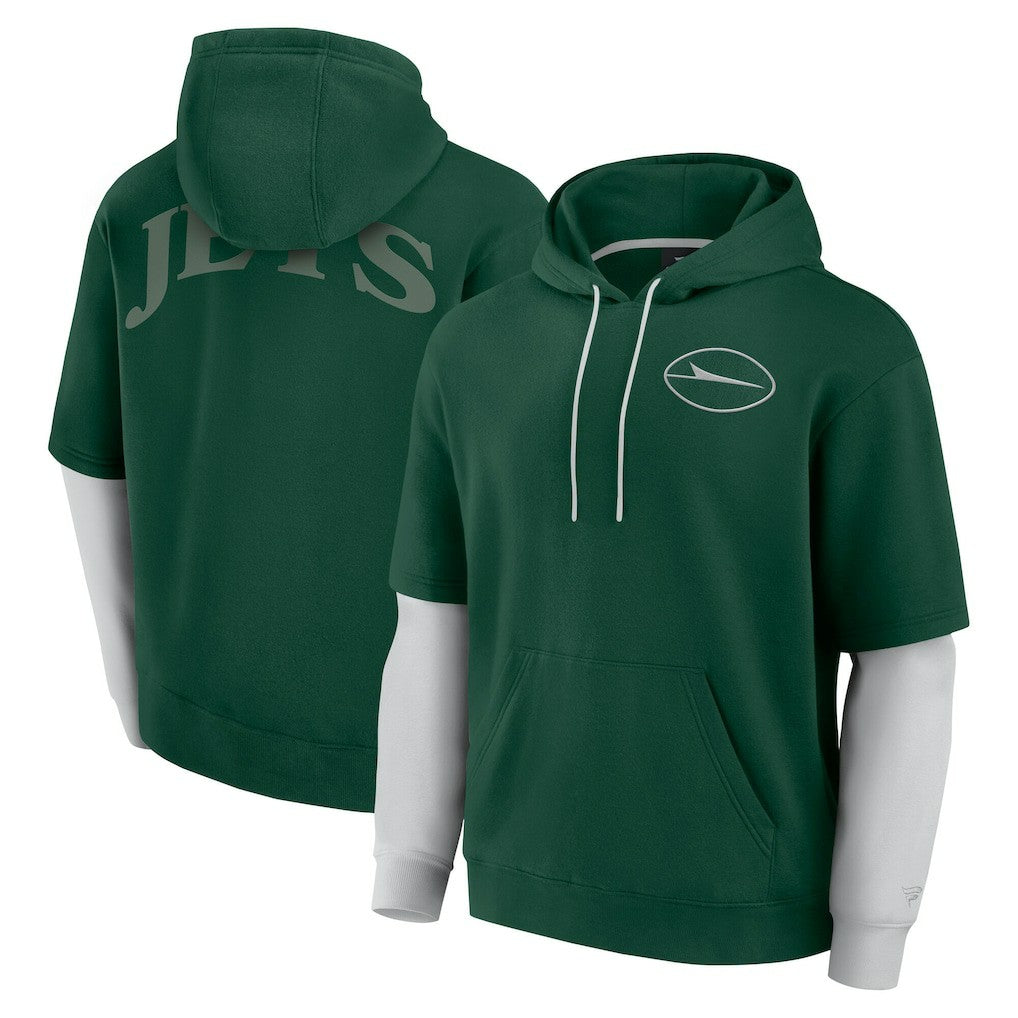 New York Jets Unisex Sleek Elements Pullover Hoodie Green | Fanatics