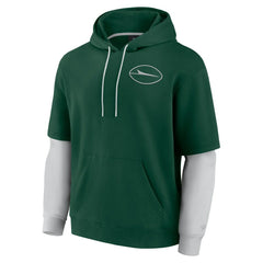 New York Jets Unisex Sleek Elements Pullover Hoodie Green | Fanatics