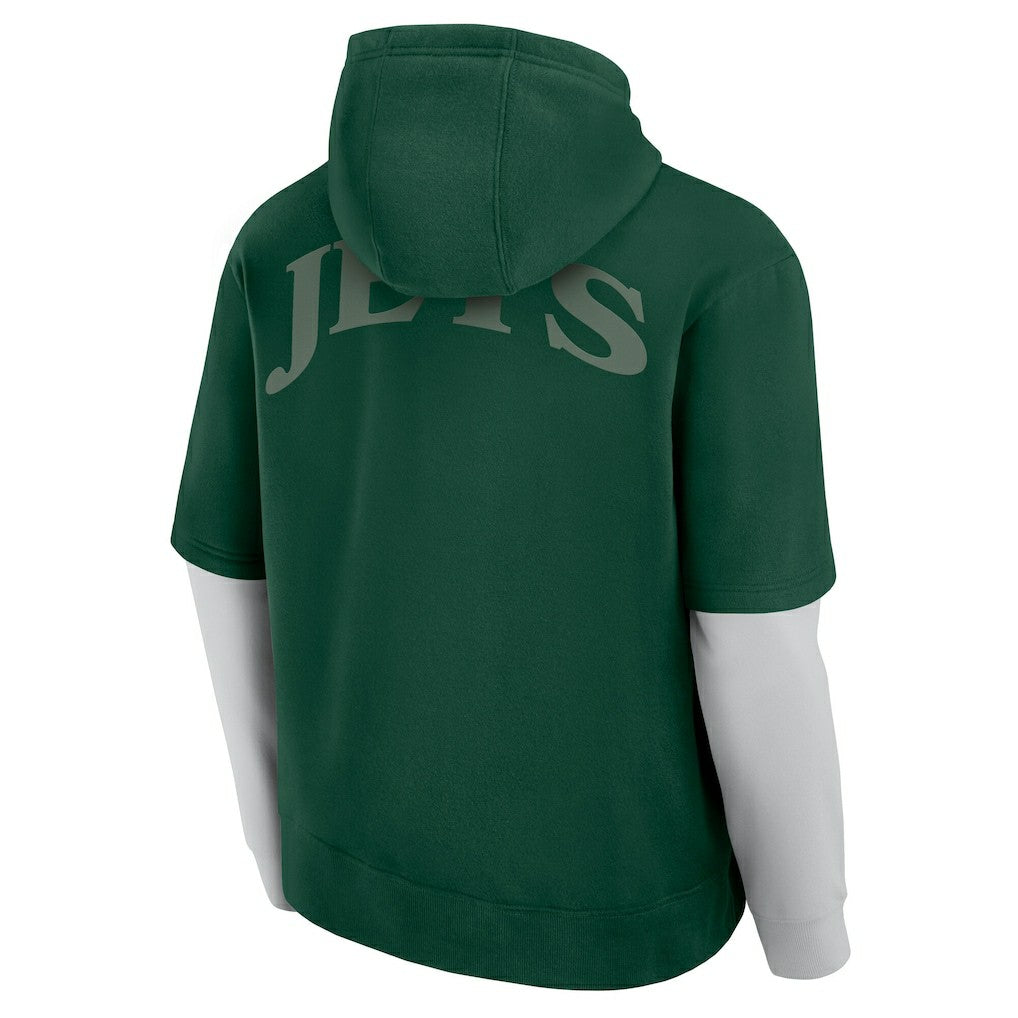 New York Jets Unisex Sleek Elements Pullover Hoodie Green | Fanatics