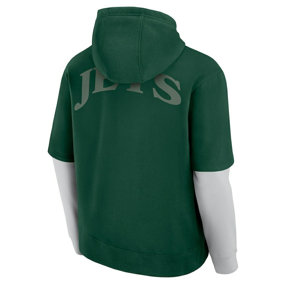 New York Jets Unisex Sleek Elements Pullover Hoodie Green | Fanatics