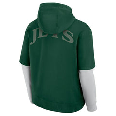 New York Jets Unisex Sleek Elements Pullover Hoodie Green | Fanatics