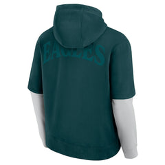 Philadelphia Eagles Unisex Sleek Elements Pullover Hoodie Green | Fanatics