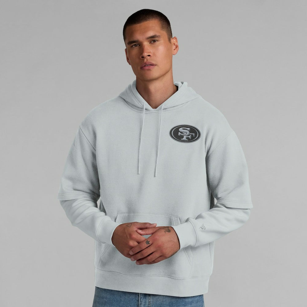 San Francisco 49ers Unisex Sleek Elements Pullover Hoodie Gray | Fanatics