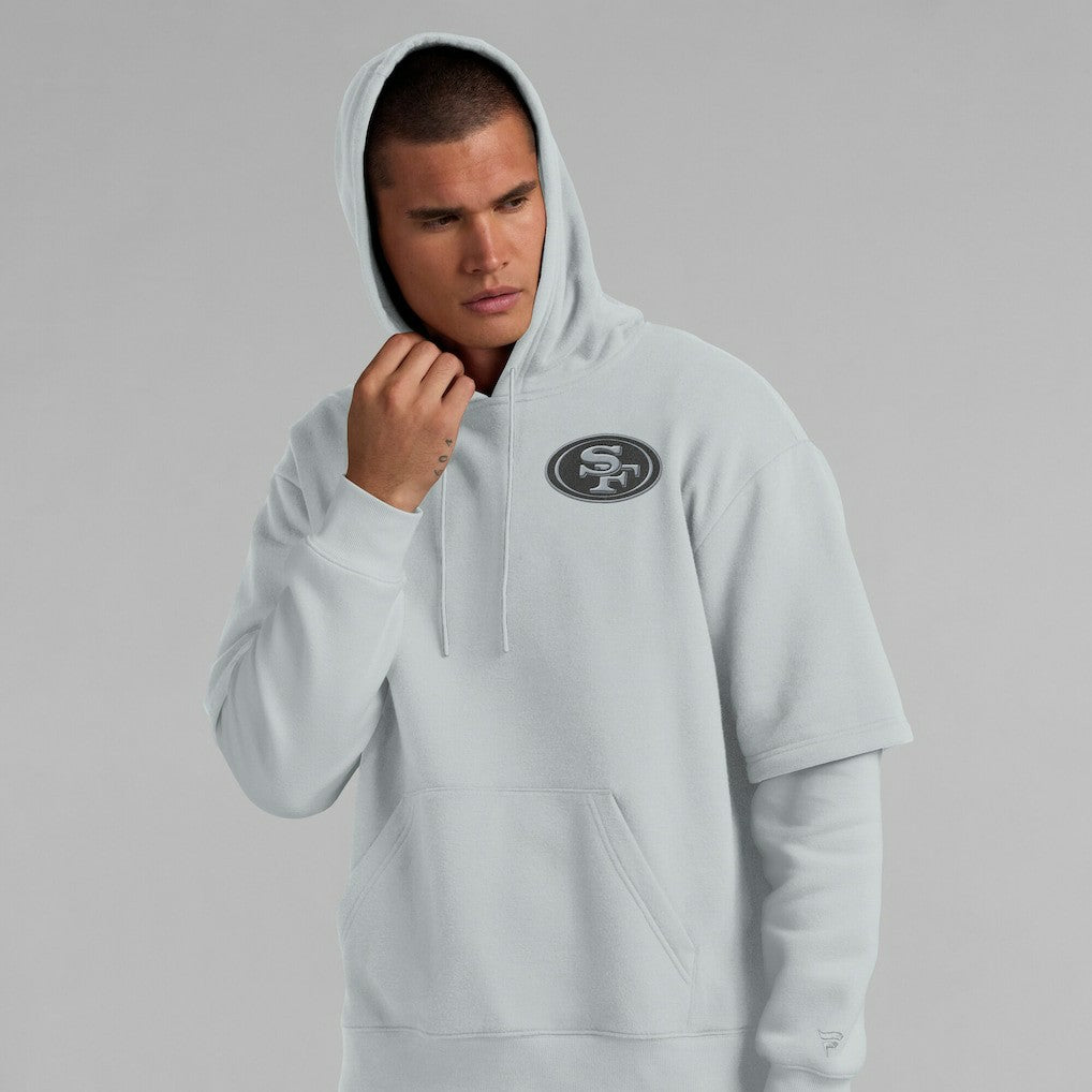 San Francisco 49ers Unisex Sleek Elements Pullover Hoodie Gray | Fanatics