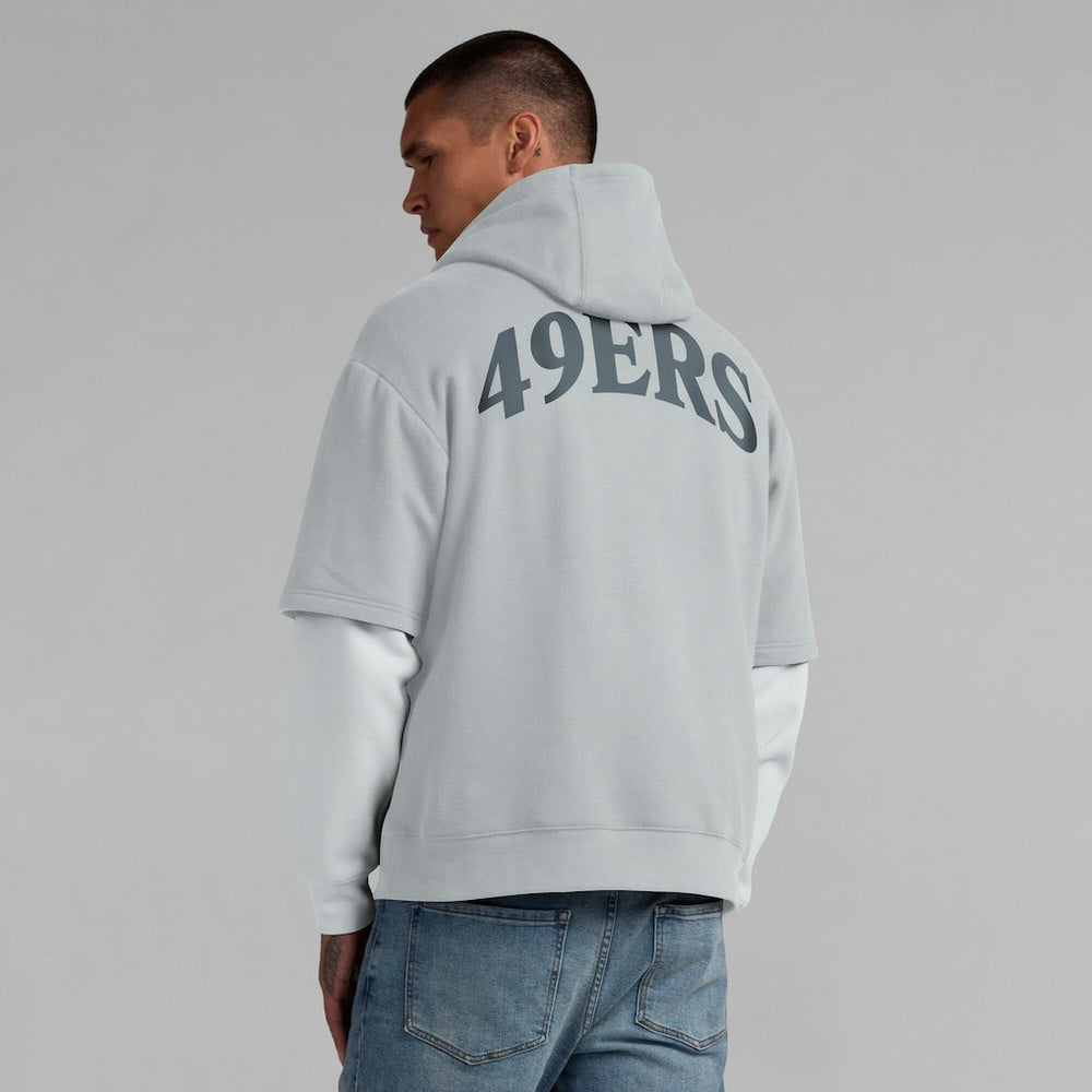 San Francisco 49ers Unisex Sleek Elements Pullover Hoodie Gray | Fanatics