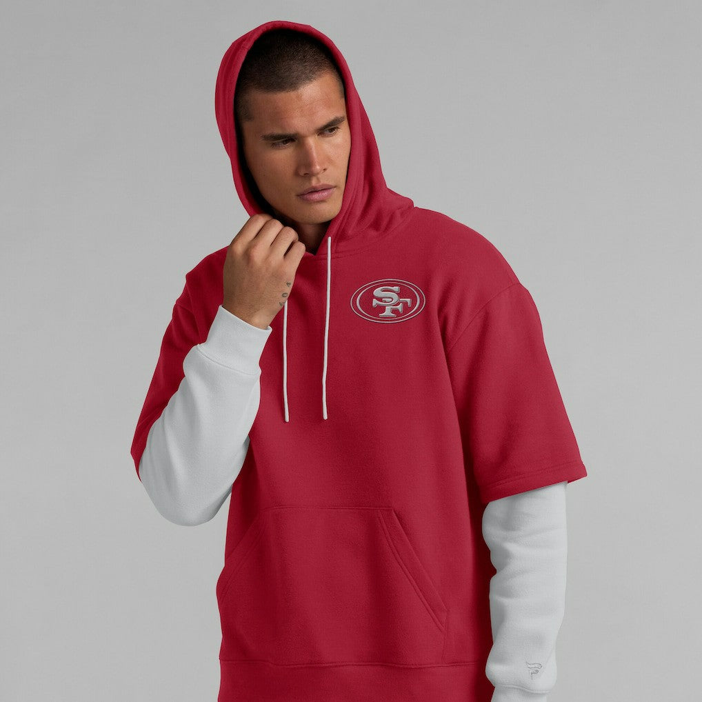 San Francisco 49ers Unisex Sleek Elements Pullover Hoodie Scarlet | Fanatics