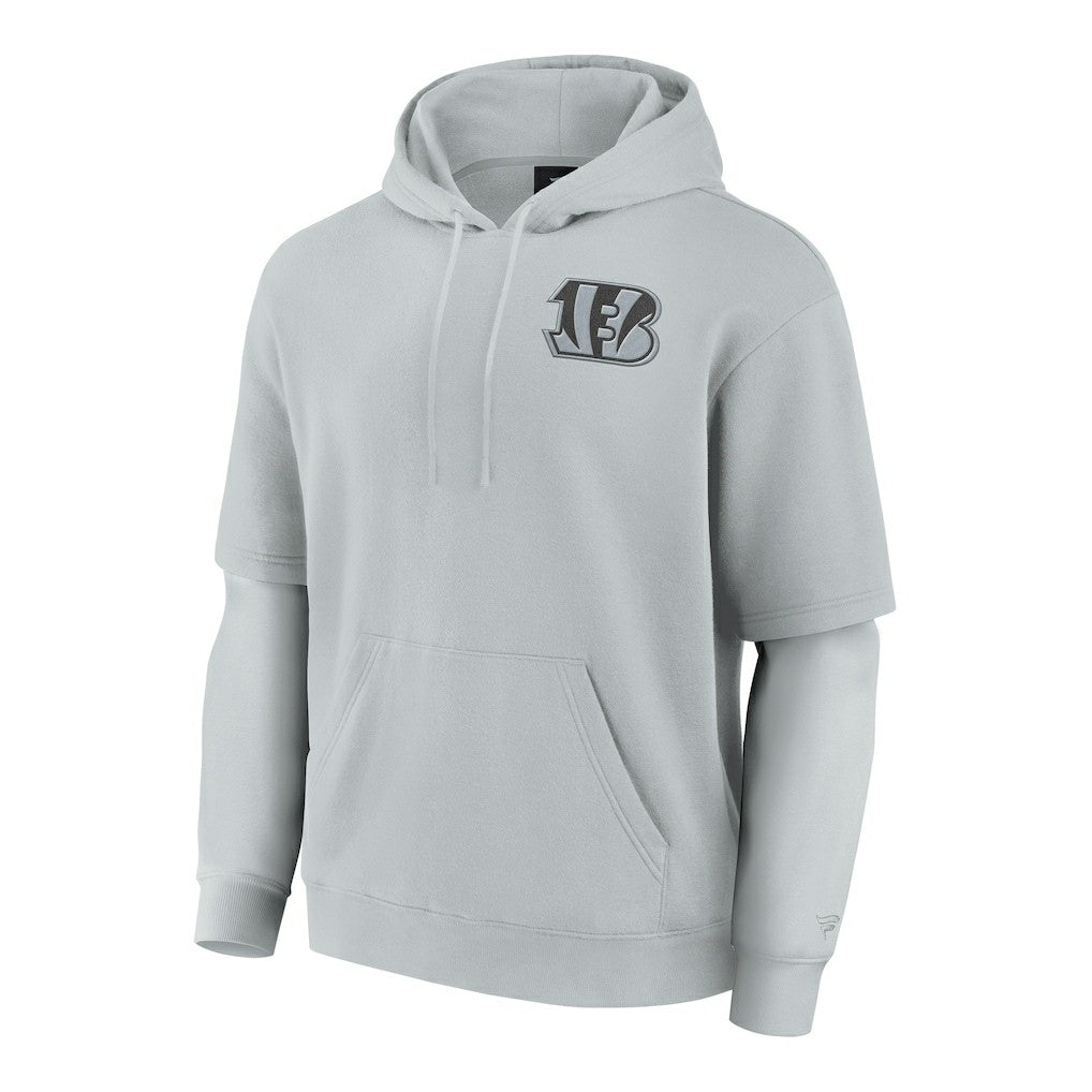 Cincinnati Bengals Unisex Sleek Elements Pullover Hoodie Gray | Fanatics