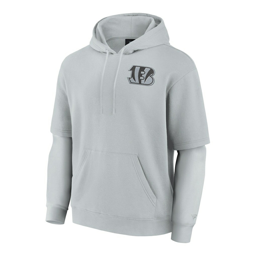 Cincinnati Bengals Unisex Sleek Elements Pullover Hoodie Gray | Fanatics
