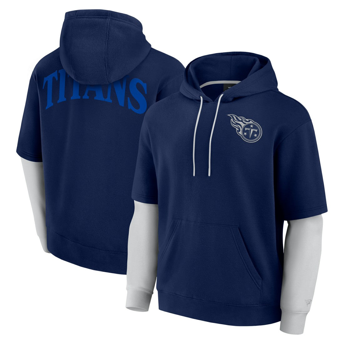 Tennessee Titans Unisex Sleek Elements Pullover Hoodie Navy | Fanatics