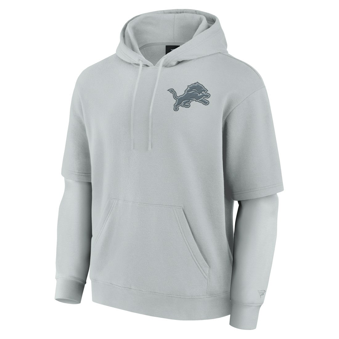 Detroit Lions Unisex Sleek Elements Pullover Hoodie Gray | Fanatics