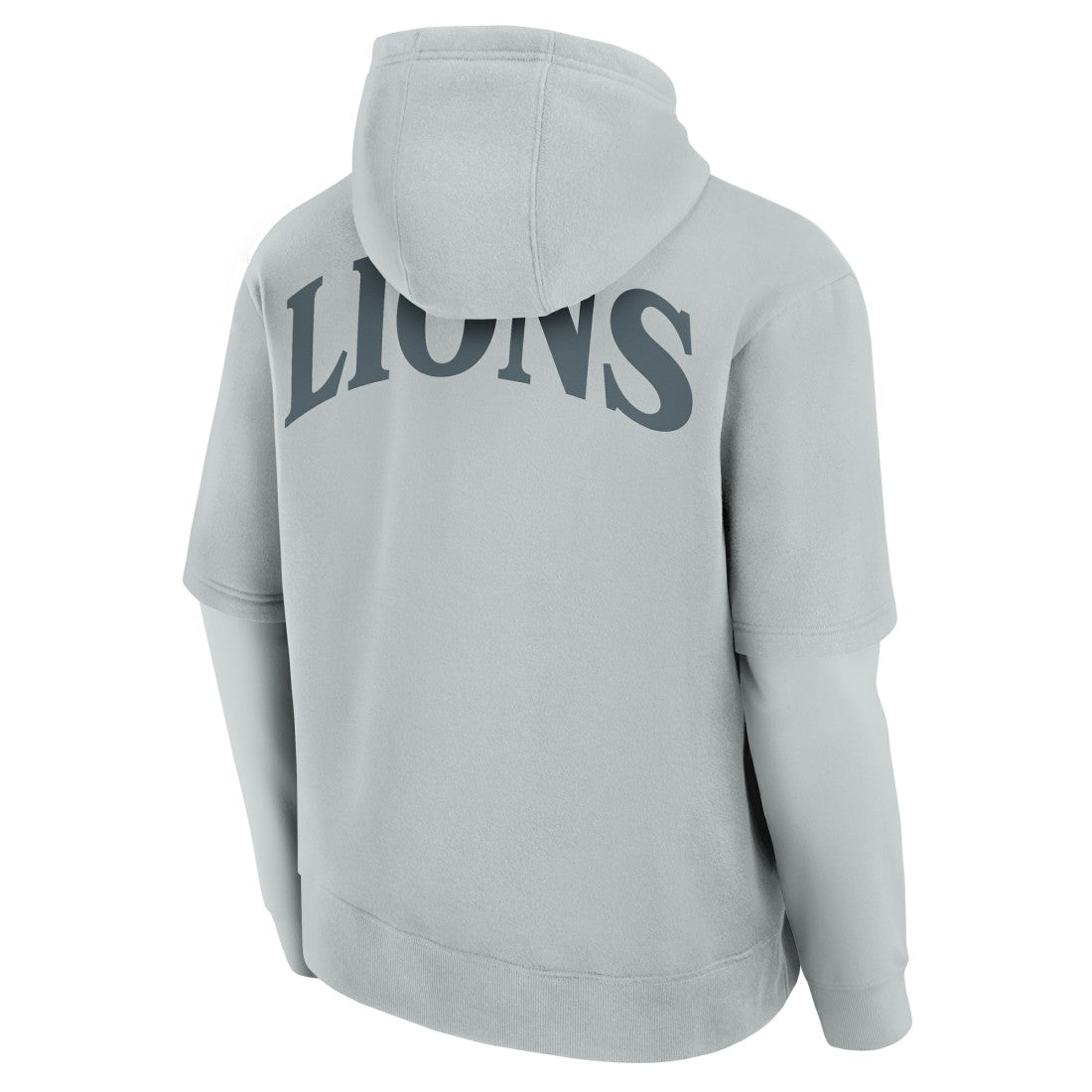 Detroit Lions Unisex Sleek Elements Pullover Hoodie Gray | Fanatics