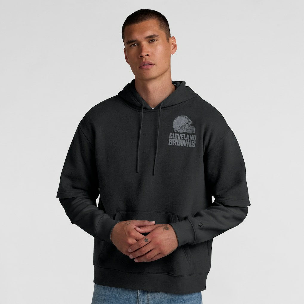 Cleveland Browns Unisex Sleek Elements Pullover Hoodie Black | Fanatics