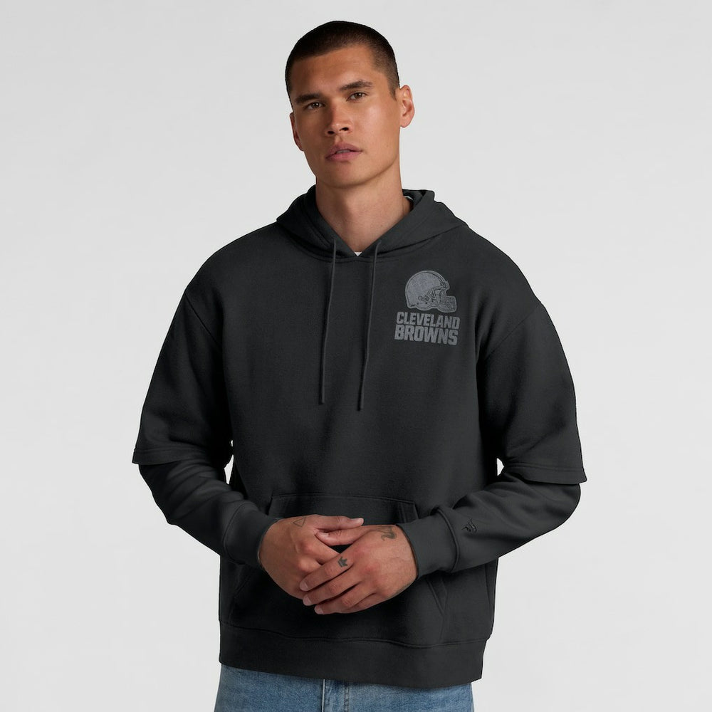Cleveland Browns Unisex Sleek Elements Pullover Hoodie Black | Fanatics